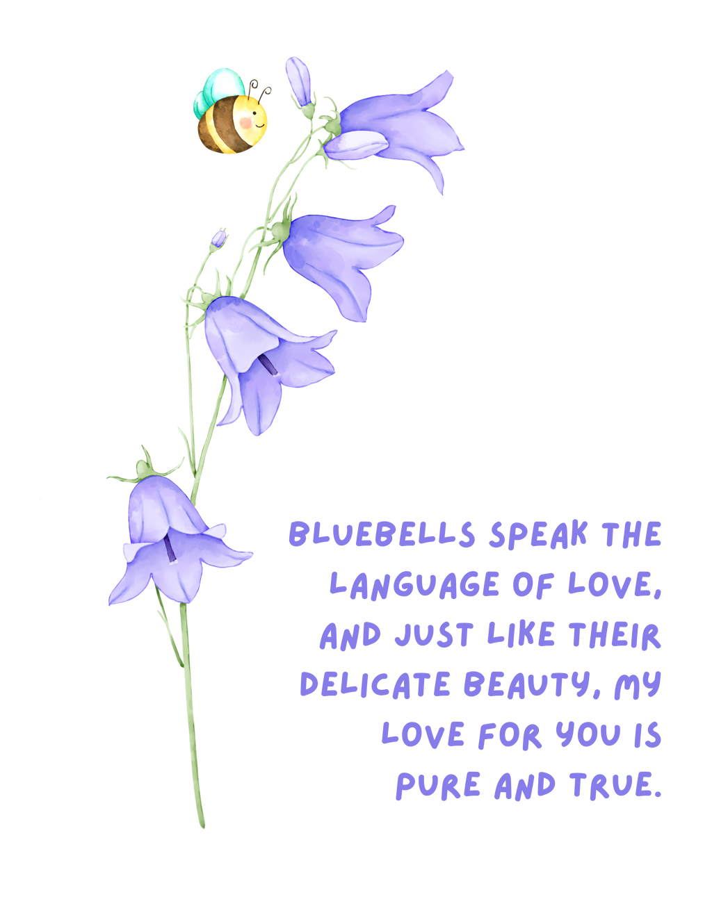 Unisex Sweatshirt - Bluebells