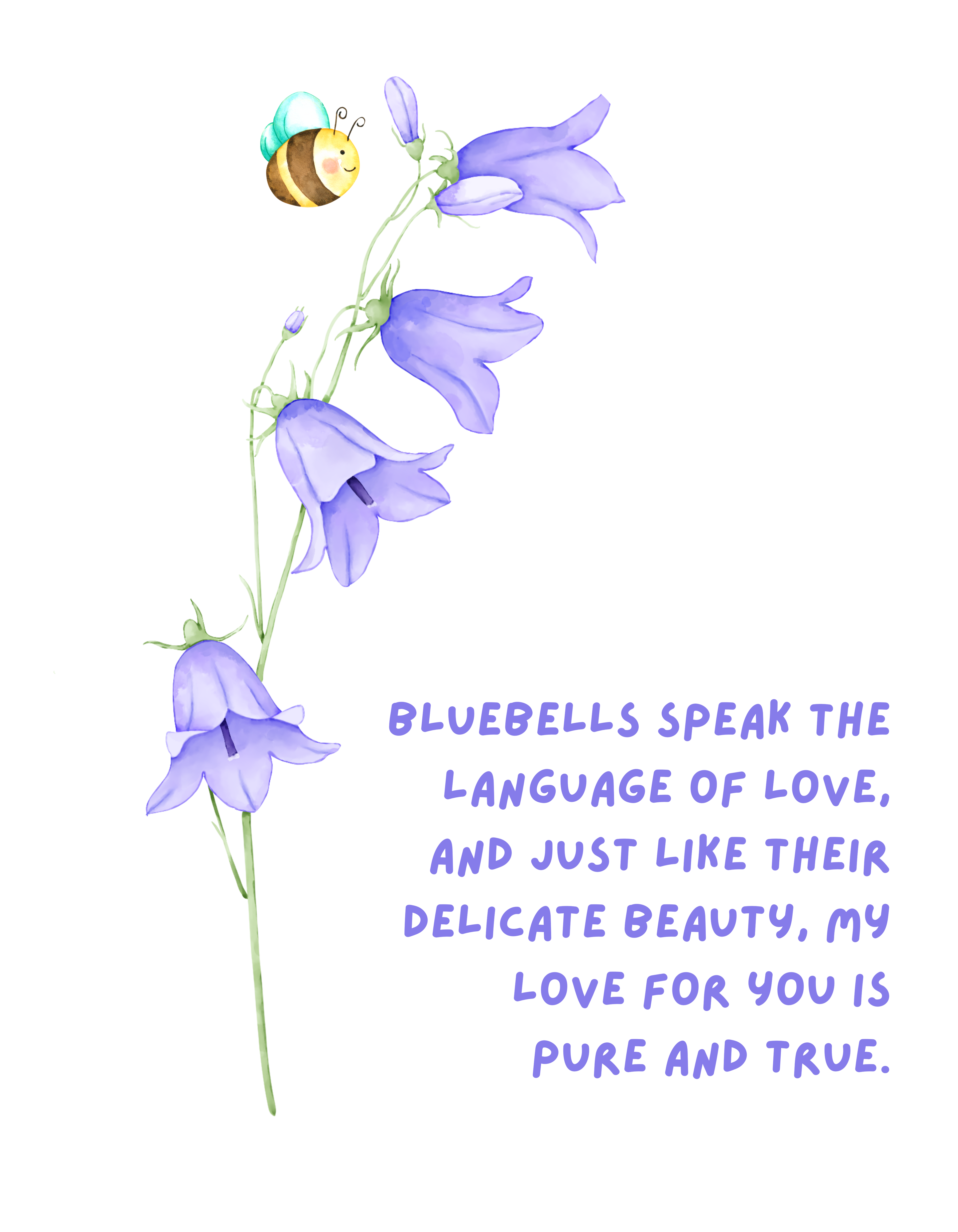 Unisex Sweatshirt - Bluebells