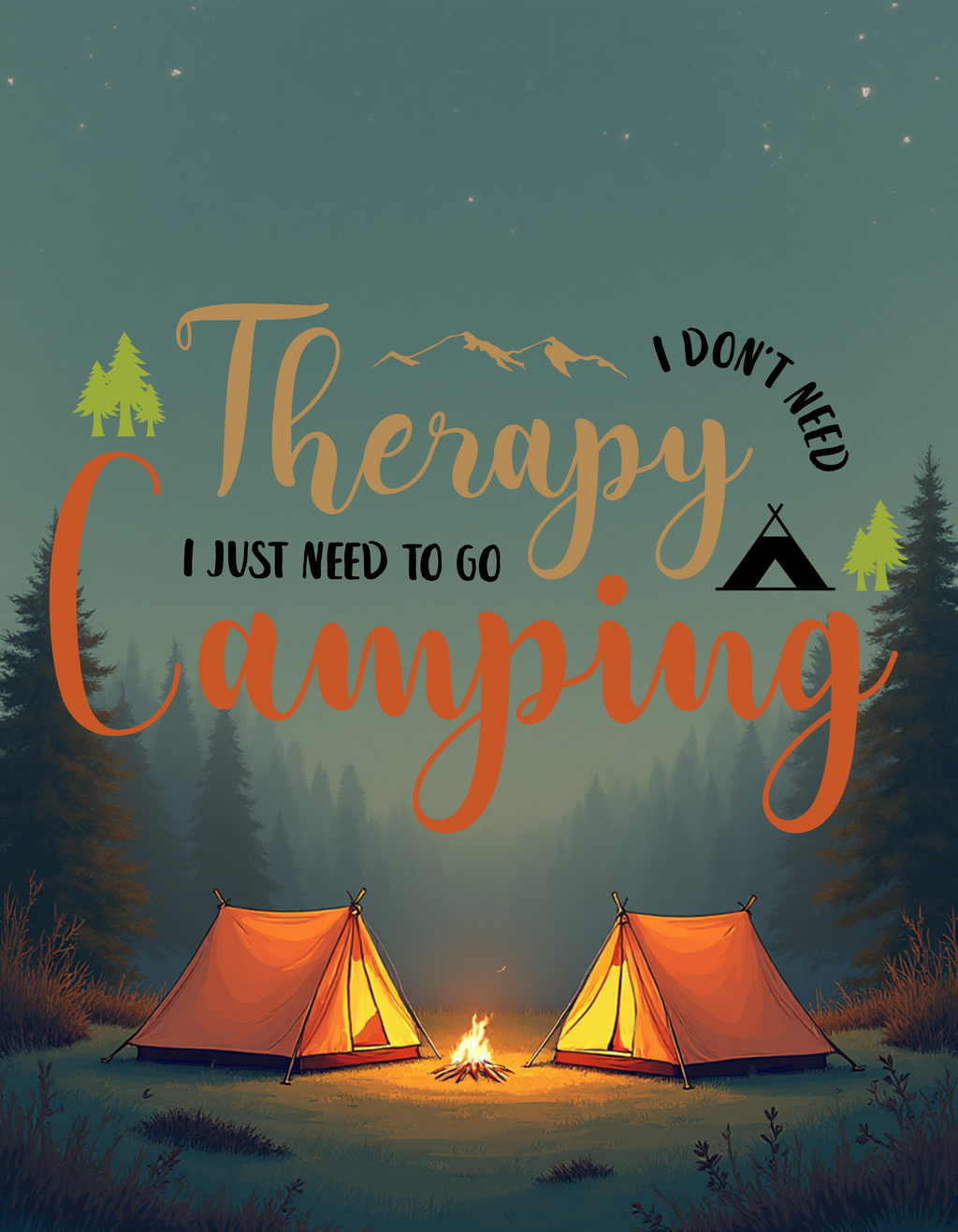 Unisex Sweatshirt - Camping