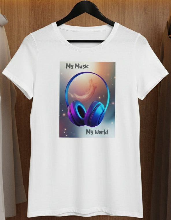 Unisex Supima T-Shirt My Music My world