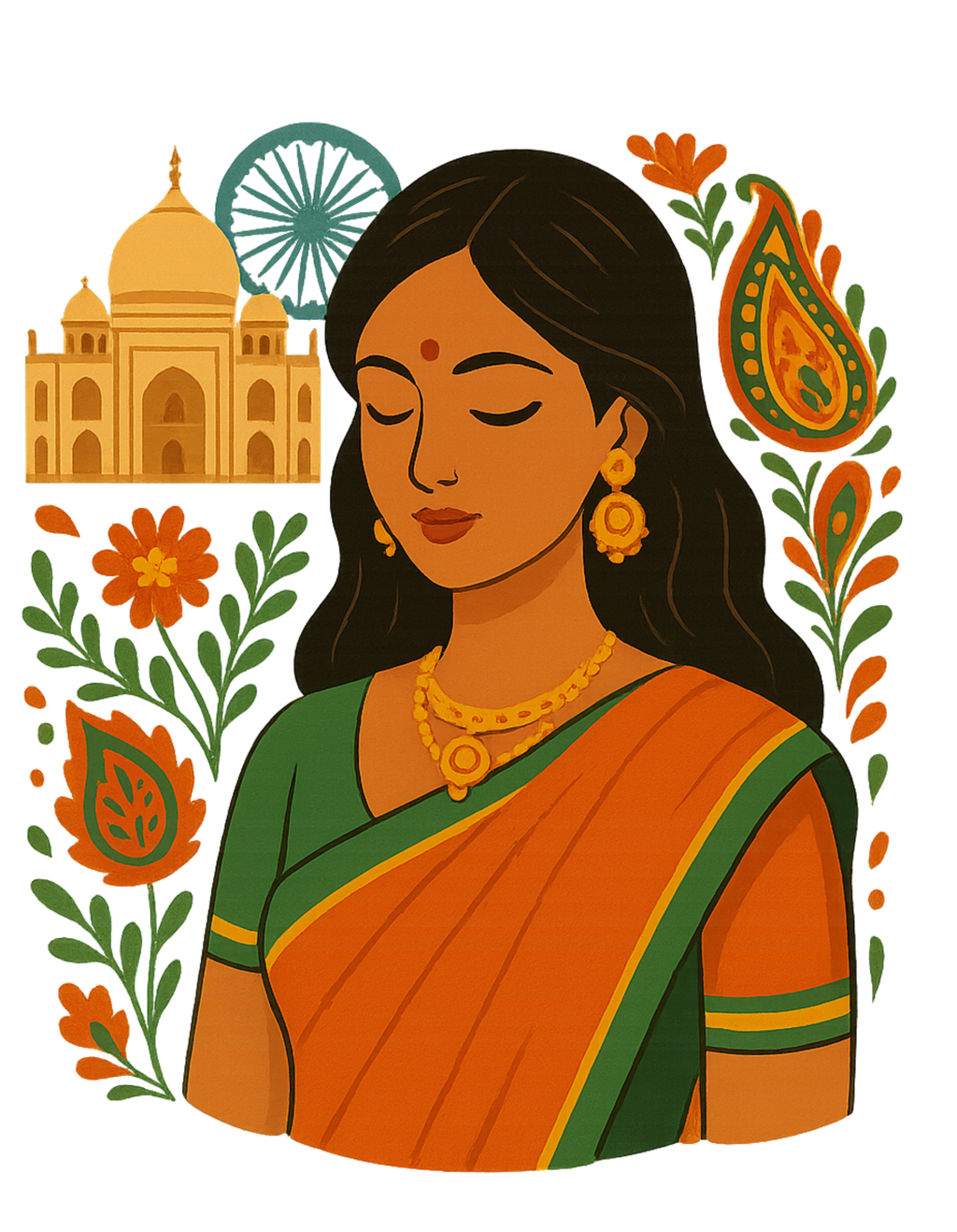 Women Sweatshirt - Desi Girl