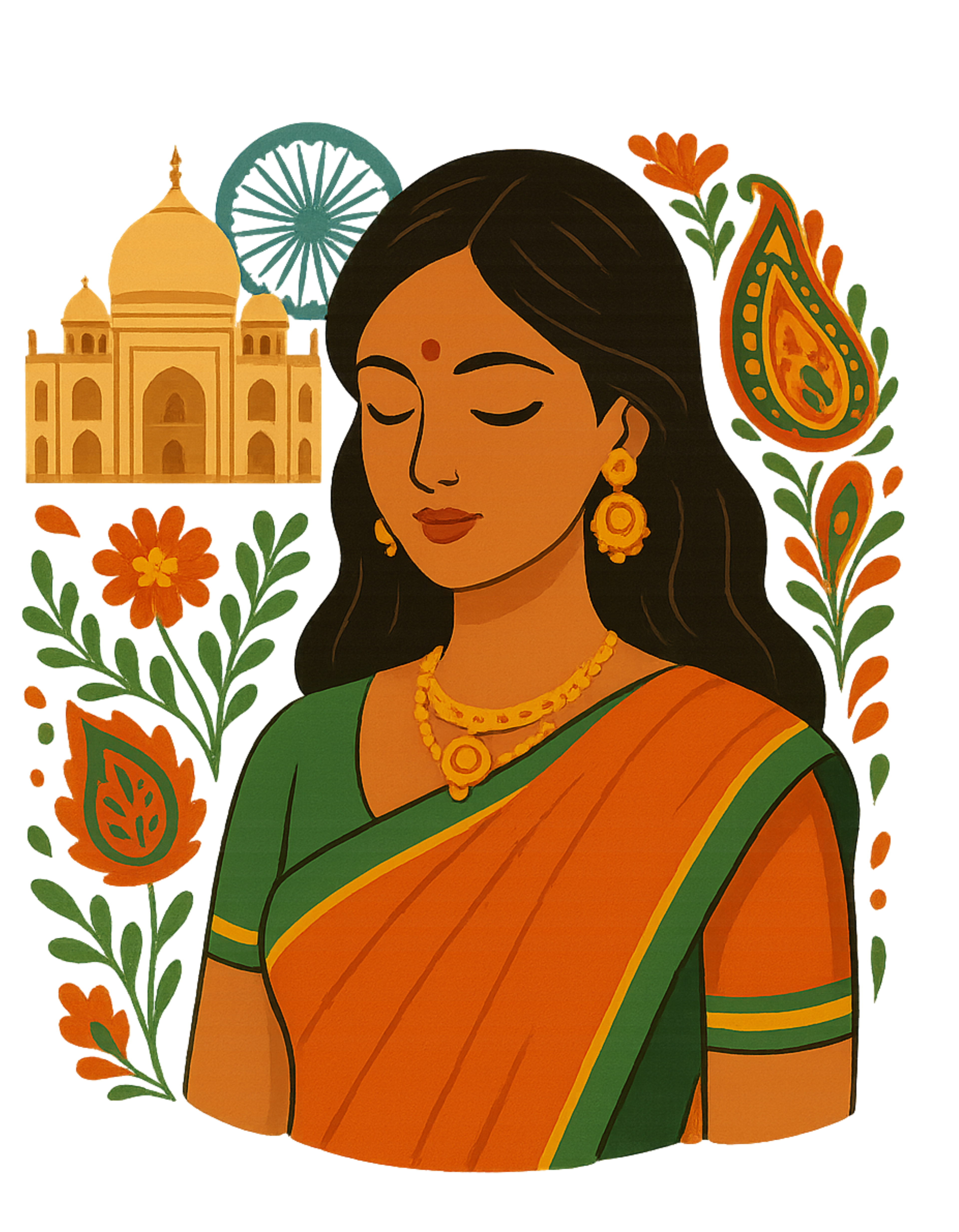 Women Sweatshirt - Desi Girl