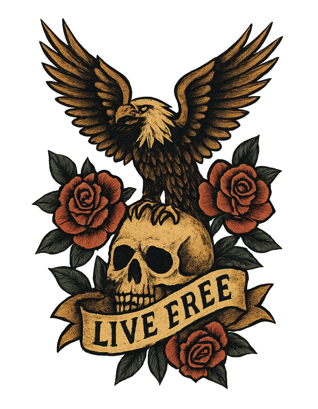 Unisex Sweatshirt - Live Free