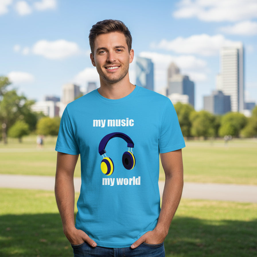 My Music My world - Short Sleeve T-Shirt