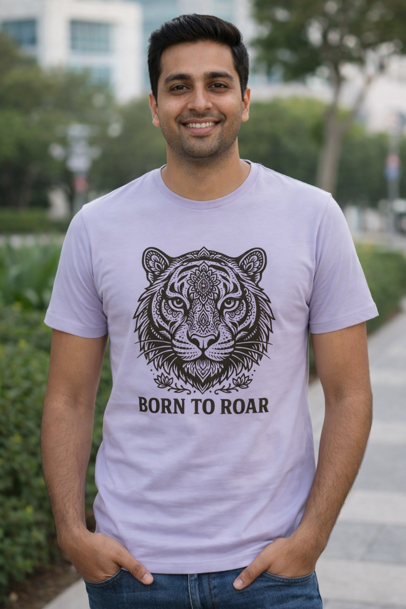 Born To Roar Tiger Graphic T-Shirt