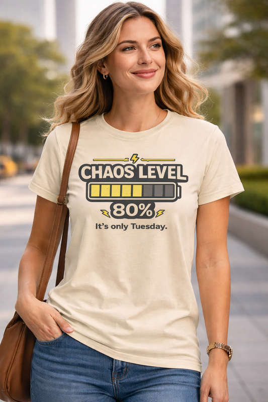 Chaos Level 80% Graphic T-Shirt
