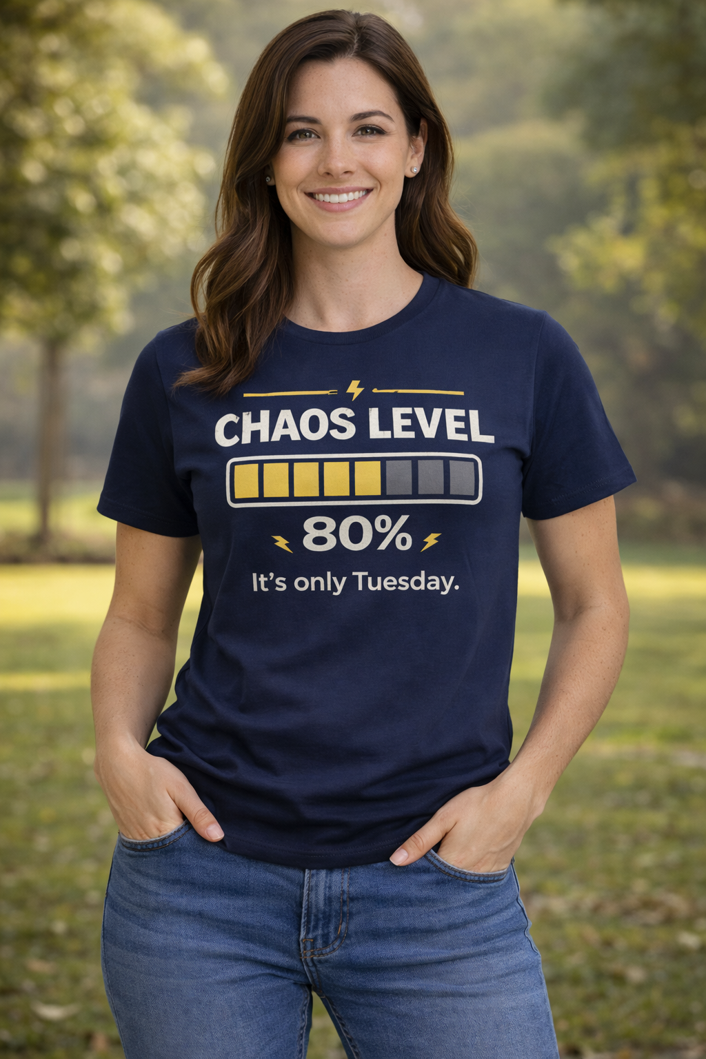 Chaos Level 80% Graphic T-Shirt