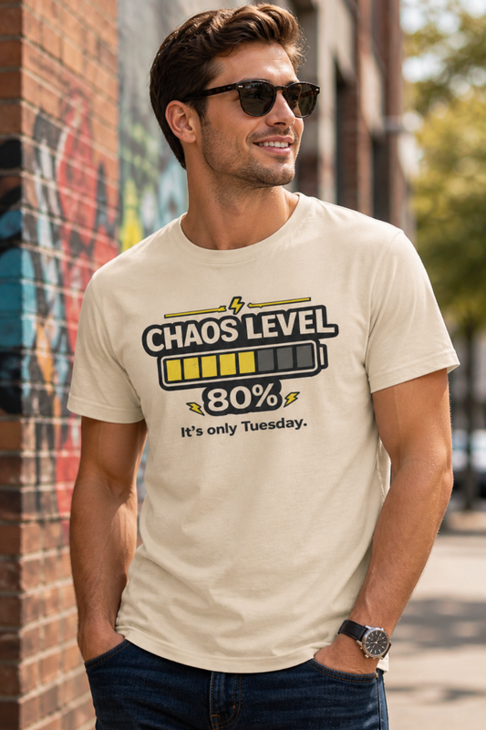 Chaos Level 80% Graphic T-Shirt