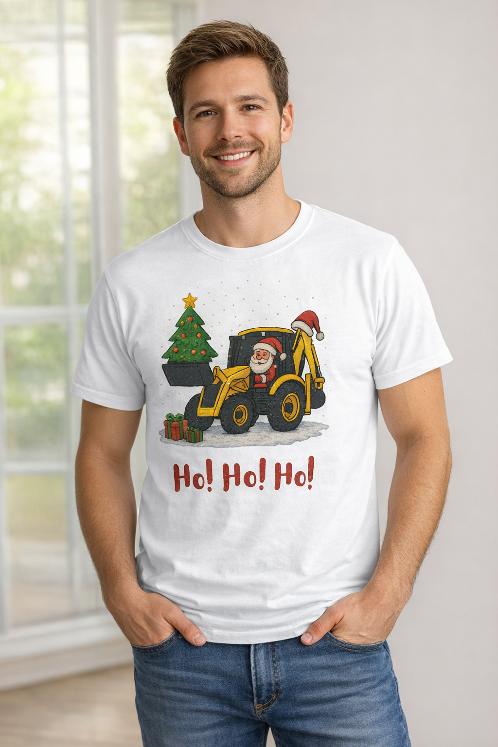 Unisex Christmas Crew Neck T-Shirt