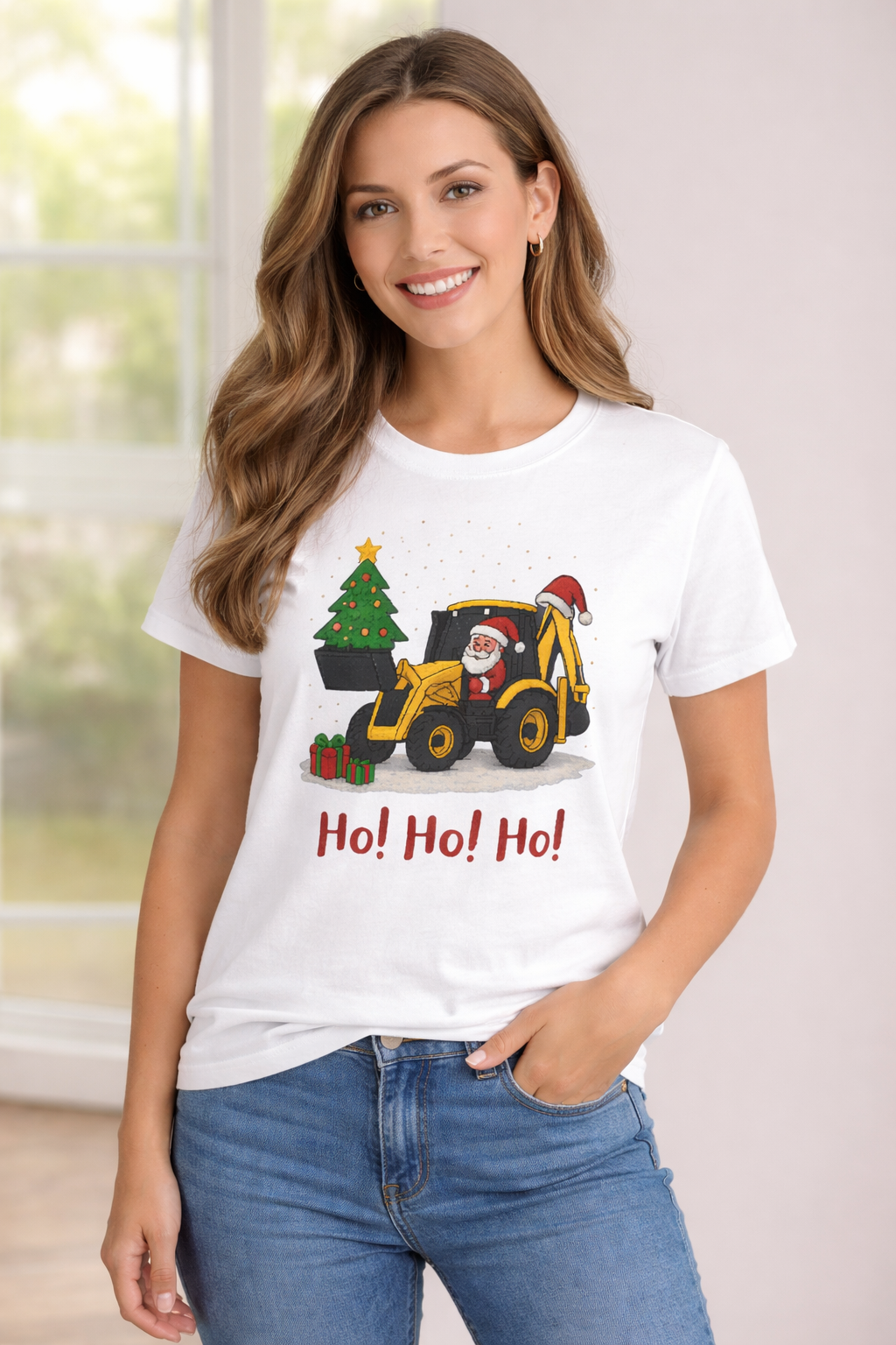 Festive Christmas Printed T-Shirt
