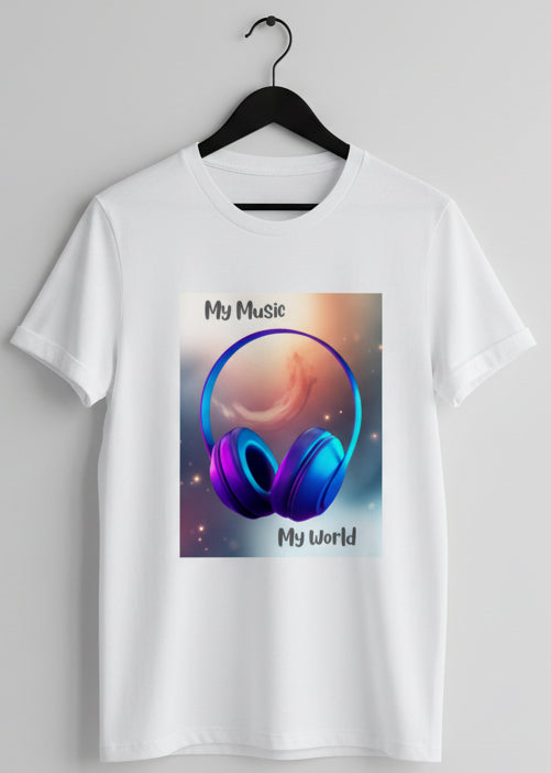 'My Music My world' T-Shirt