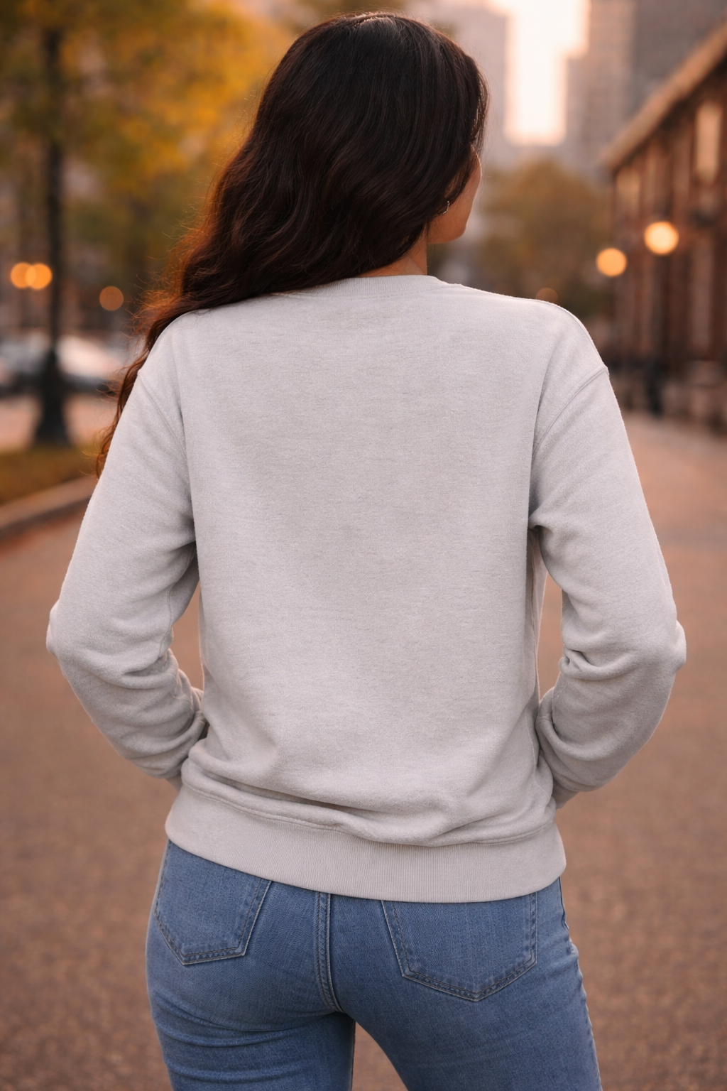 Desi Girl Elegant Ethnic Art Sweatshirt