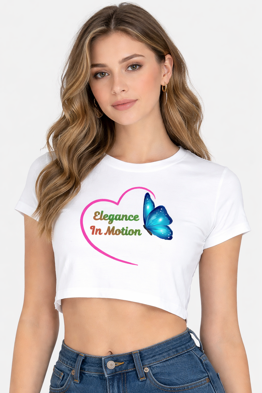Elegance In Motion Crop Top