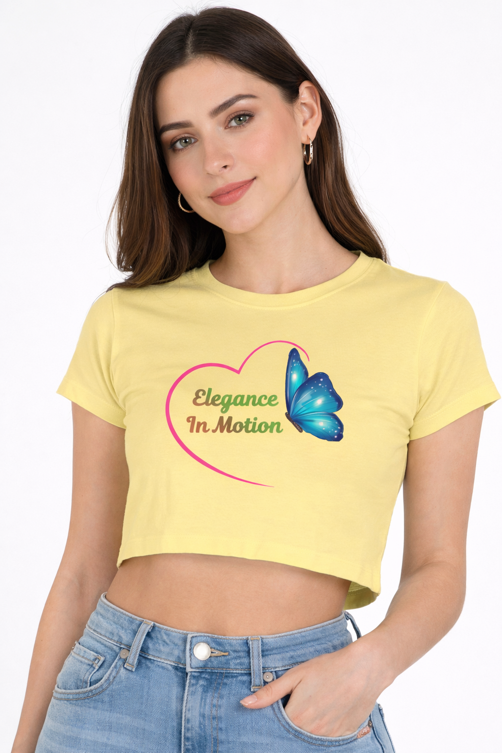 Elegance In Motion Crop Top