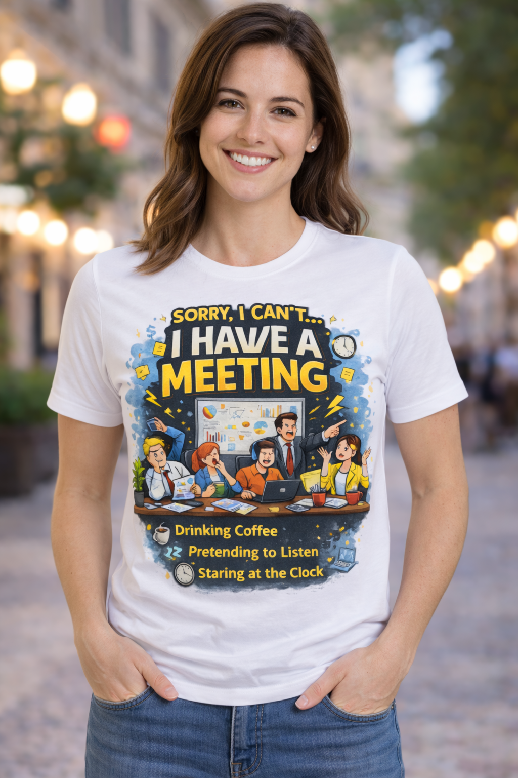 Sorry, I Can’t… I Have a Meeting T-Shirt