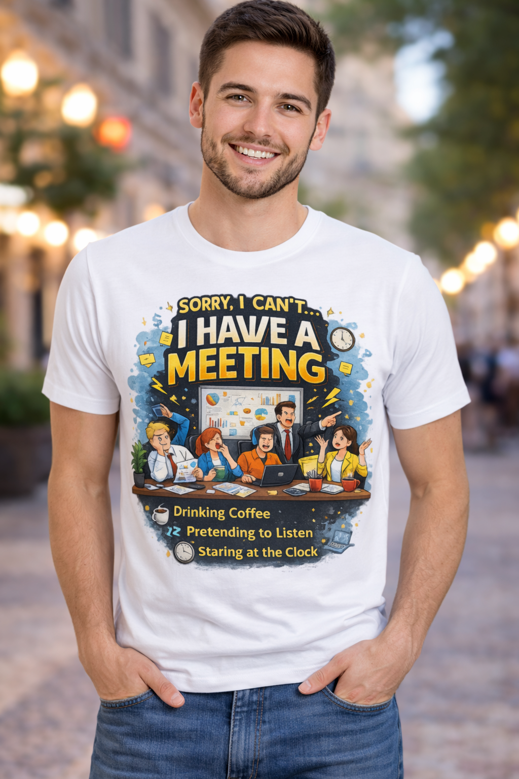Sorry, I Can’t… I Have a Meeting T-Shirt