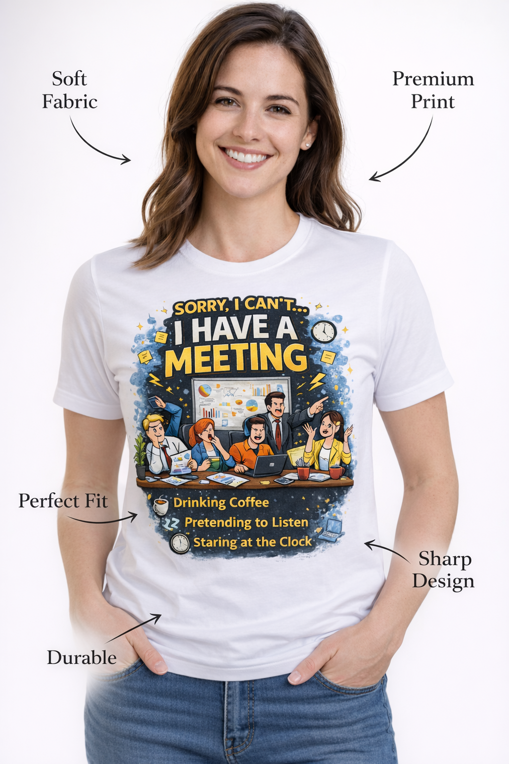 Sorry, I Can’t… I Have a Meeting T-Shirt