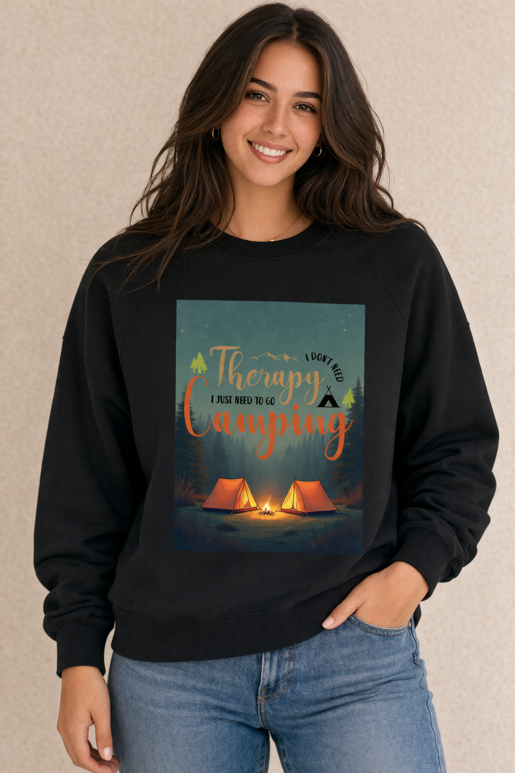 I Just Need Camping Sweatshirt