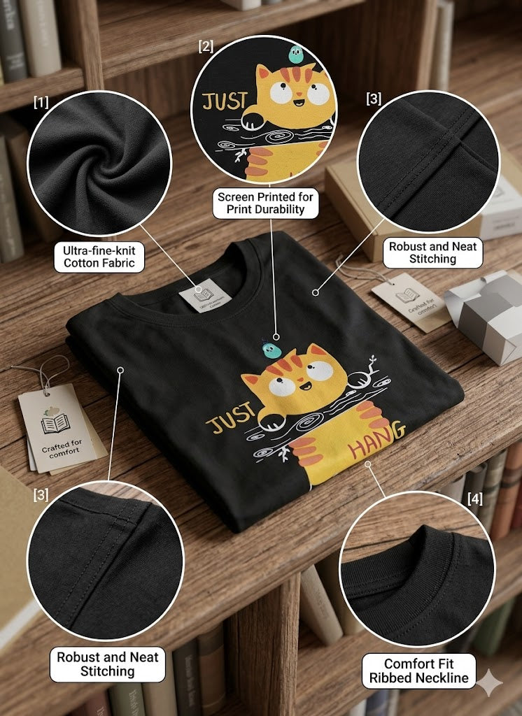 The 'Just Hang On' Kitty Sweatshirt