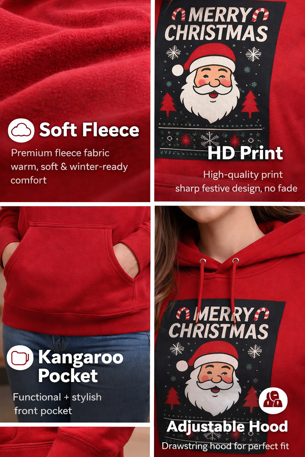 Holiday Classic Red Hoodie