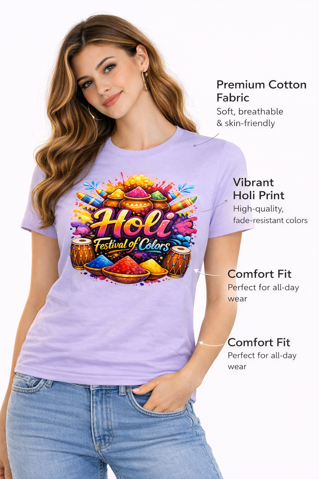 Holi Festival of Colors T-Shirt