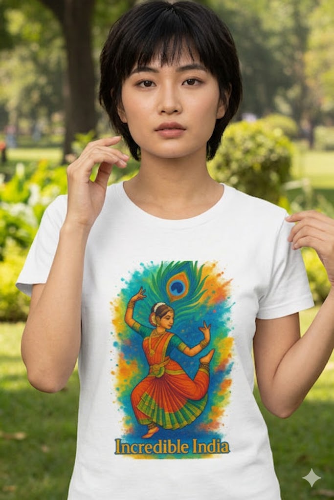 Incredible India Classical Dance Printed T-Shirt