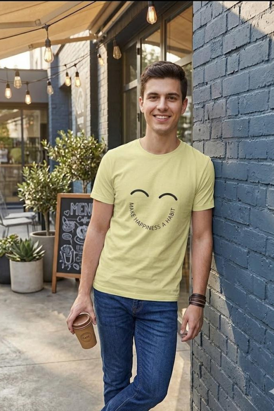 Make Happiness a Habit Premium Everyday T-Shirt