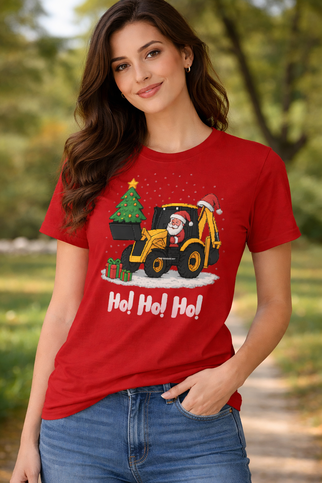 Festive Christmas Printed T-Shirt