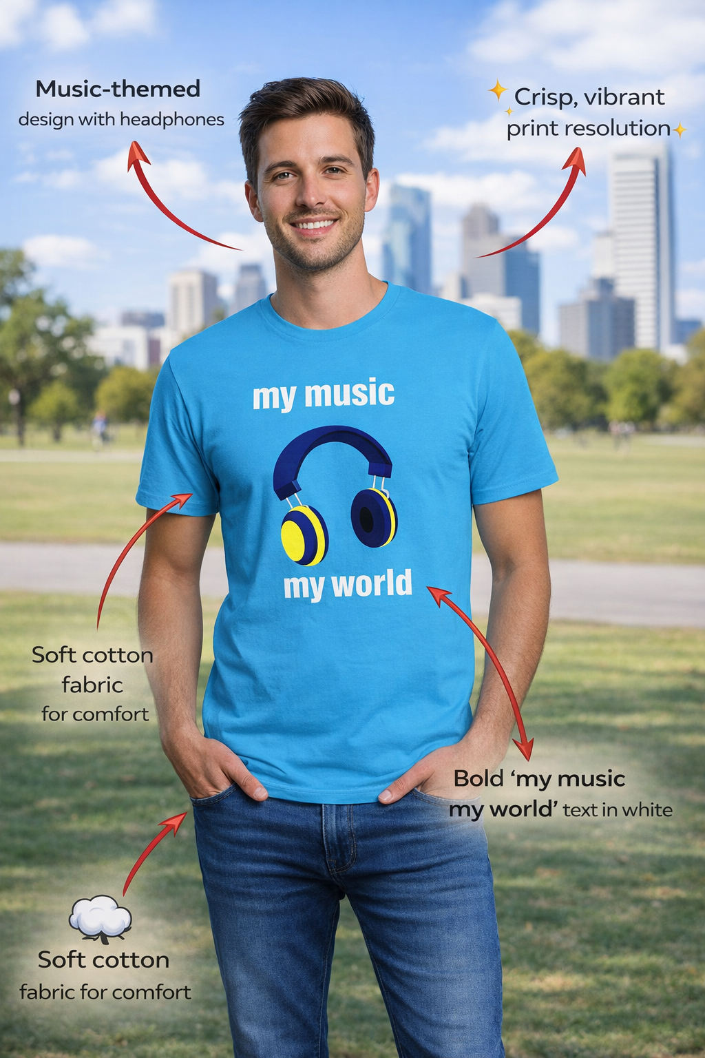My Music My World T-Shirt