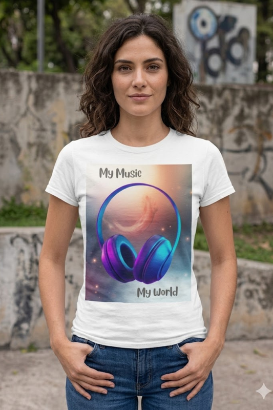 My Music My World' Graphic Tee