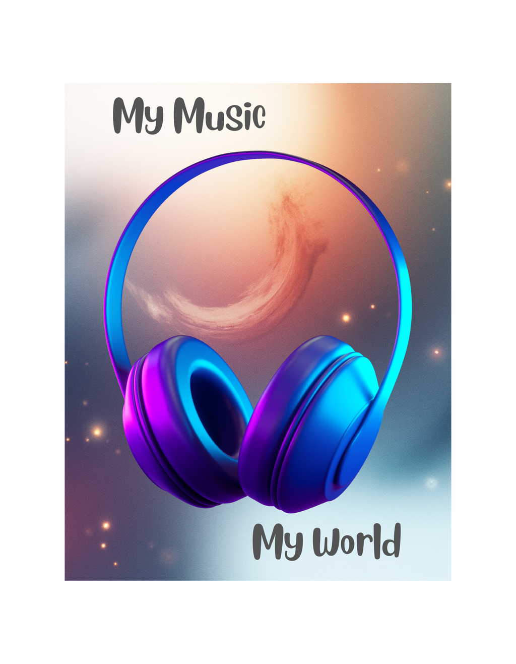 Unisex Supima T-Shirt My Music My world