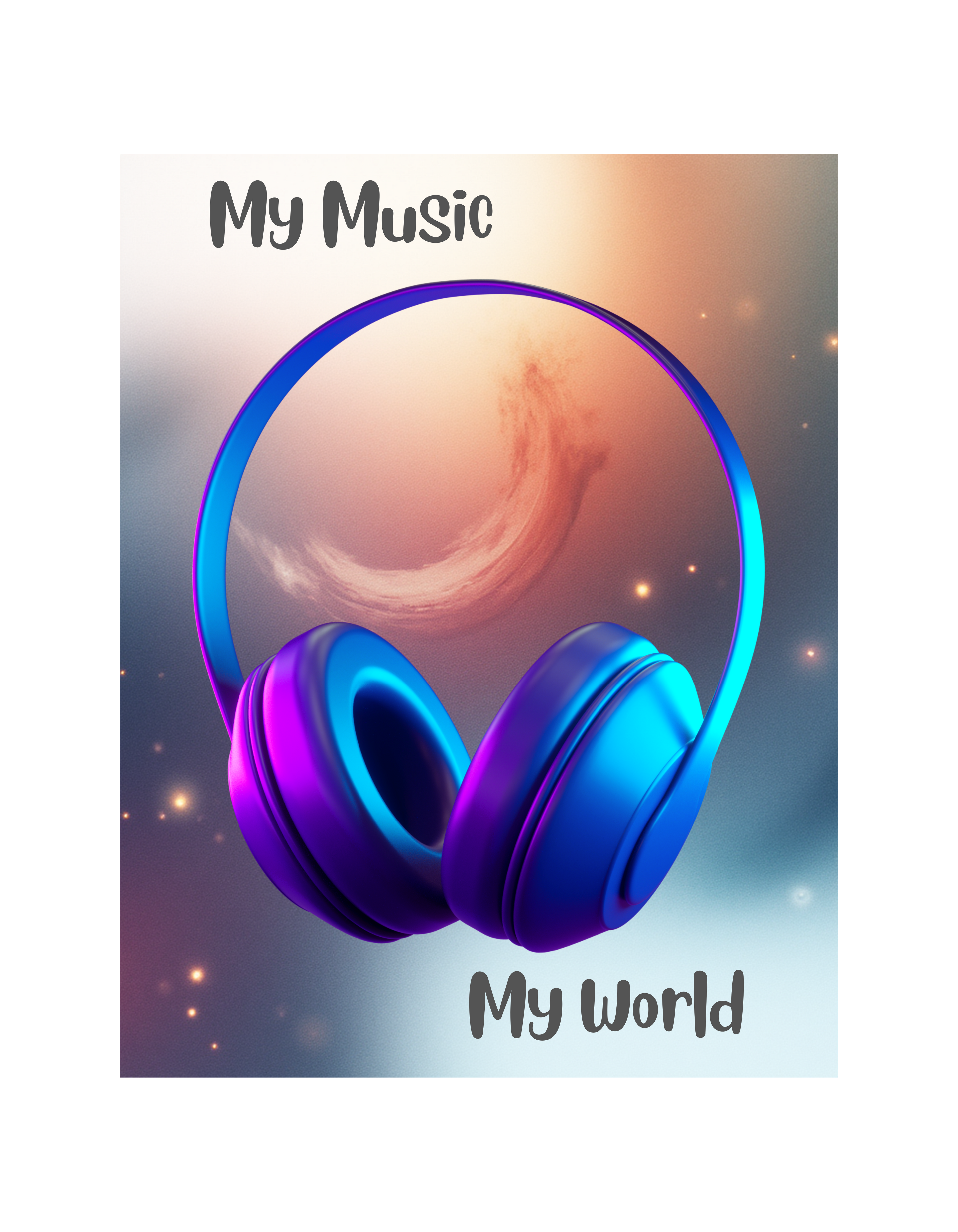 Unisex Supima T-Shirt My Music My world