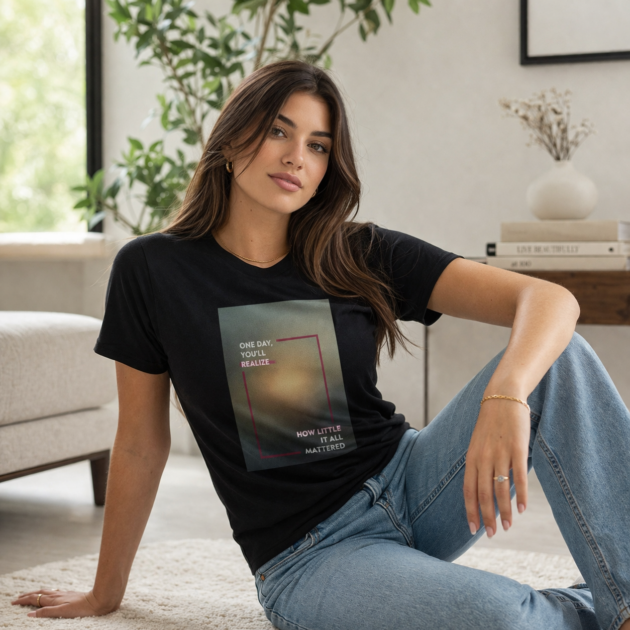 One Day Motivational Quote Tshirt