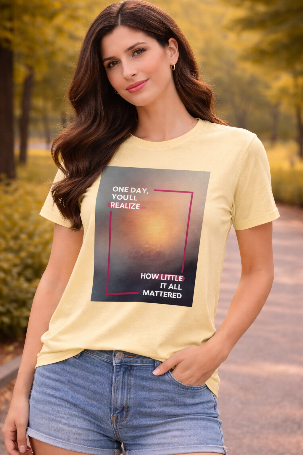 One Day Motivational Quote Tshirt