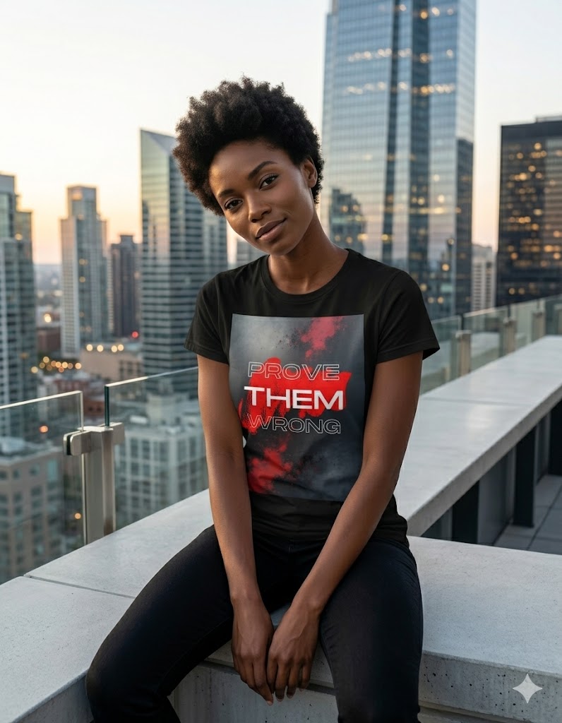 Prove Them Wrong Motivational Graphic Tshirt
